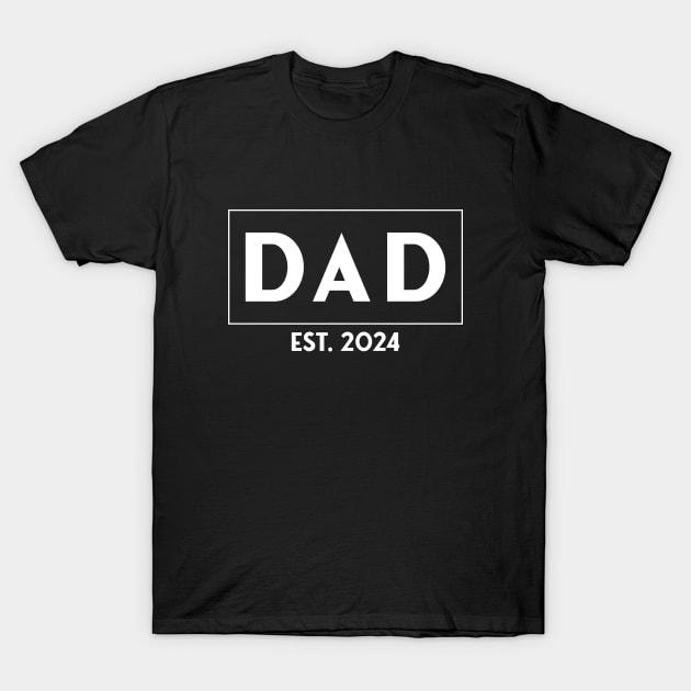 Dad Est. 2024 T-Shirt by Crayoon